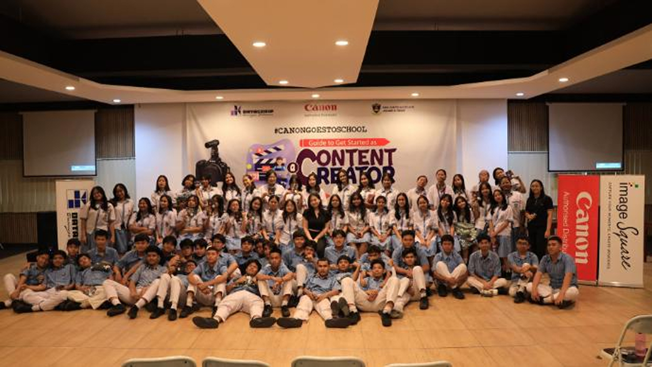Canon Adakan Seminar “Guide To Get Started As Content Creator” di SMA Santo Antonius